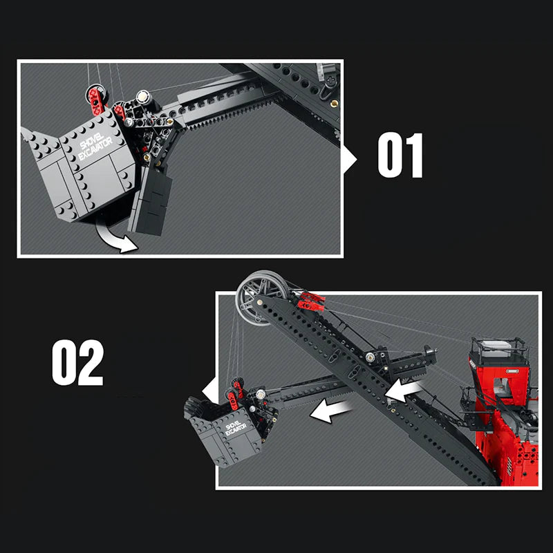 REMOTE CONTROLLED ROPE SHOVEL (2969 PCS)