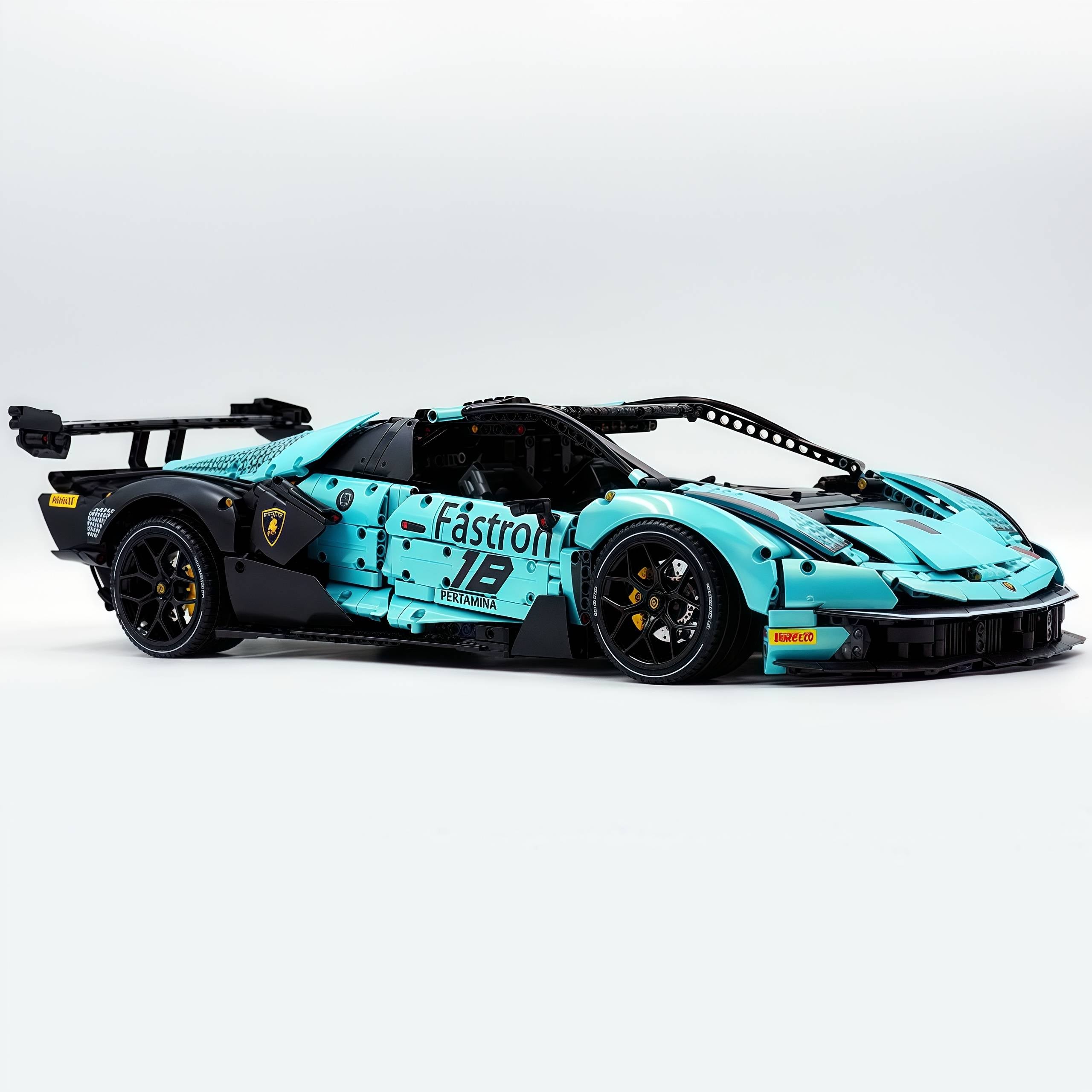 1: 8 The Ultimate Lamborghini Essenza SCV12, Pearlescent Tiffany Blue Limited Edition (4100+PCS)