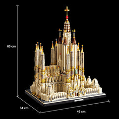 Sagrada Família Basilica |  Architectural Masterpiece of Barcelona | 10,048 PCS - BAV BRICK