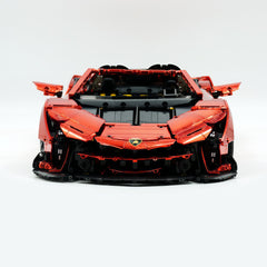 1: 8 Lamborghini One Off: Auténtica, Motorized Convertible Switch Mode | Custom Ruby-plated Edition(3392 Pcs)