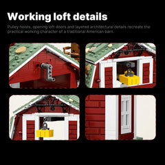 Rustic Barn Farm Scene | 2,223 PCS