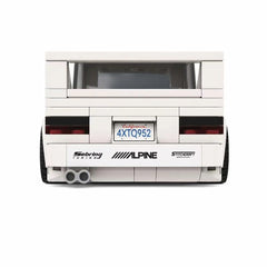 Blue & White Volkswagen Jetta | Includes a complete set of stickers| 239PCS