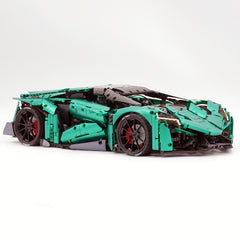 1:8 The Ultimate Ajlani Drakuma | Customized Barrel-Plated Emerald V8 Concept Hypercar (3920+ PCS)