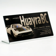 Suitable for Pagani Audi Bugatti Lotus Supercar Series Display Acrylic Nameplate