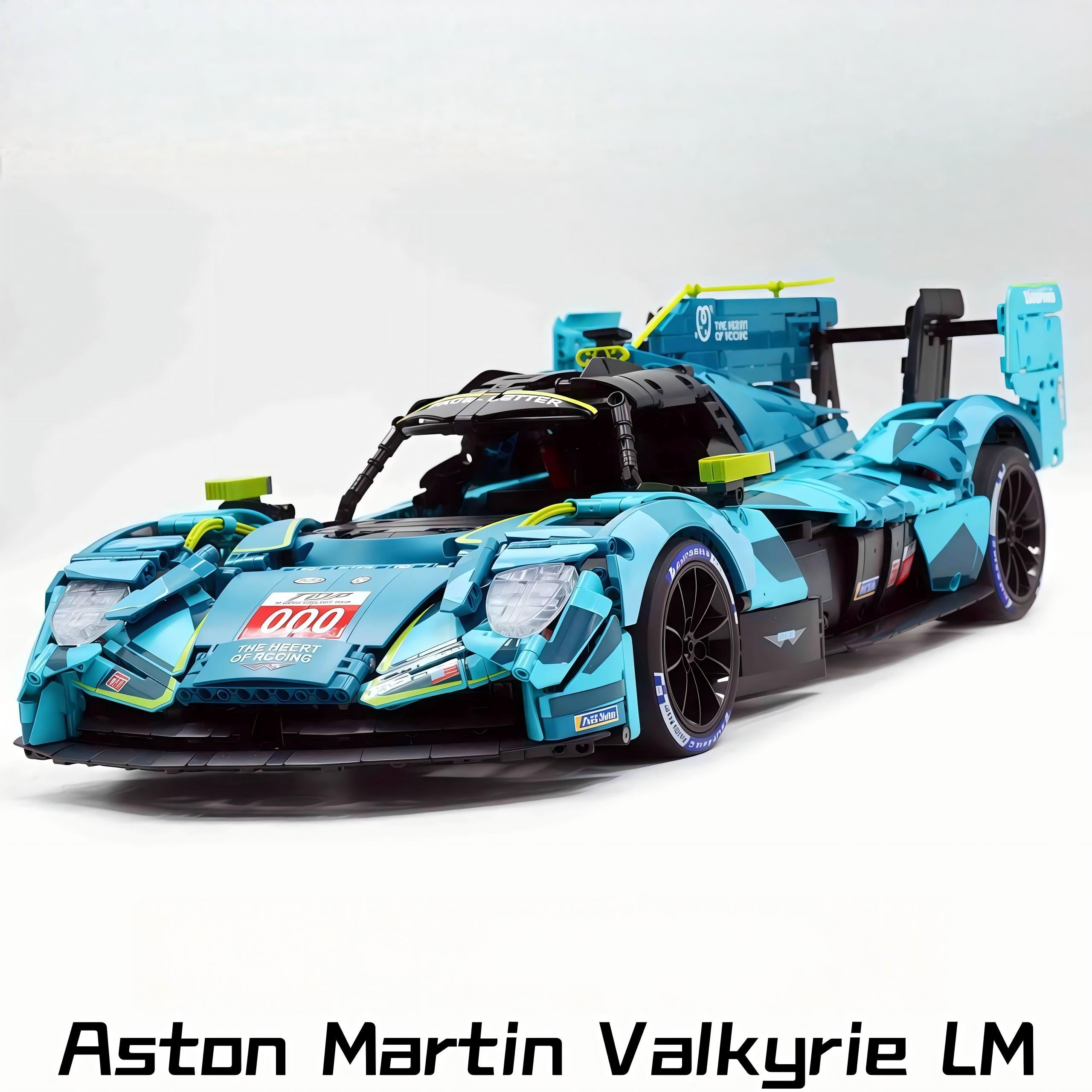 1:8 Aston Martin Valkyrie LM | Remote Controlled 24h British Hypercar | Green Custom Edition(3069pcs) - BAV BRICK