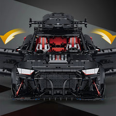 1:8 Audi RS6 Quattro Widebody Wagon | Matte Black Power | 4189+ PCS