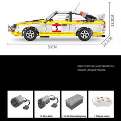 1: 8 Audi Rally Quattro S1 Group B 1984, Genuine Authorization (3887+Pcs)