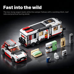 Ski Performance Wagon &amp; Camper | Winter Adventure Touring Set (1294 PCS)