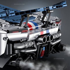 1:8 El Ferrari F80 definitivo | Hipercoche V6 del Cavallino Rampante a control remoto | Edición limitada plateada (3998 piezas)