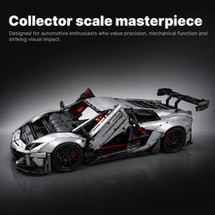 1:8 Lamborghini Aventador SVJ LBWK | Chrome Bull Widebody Supercar (4990+ PCS)