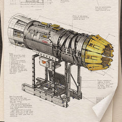 Motorised F35 Turbine Engine (1812pcs)