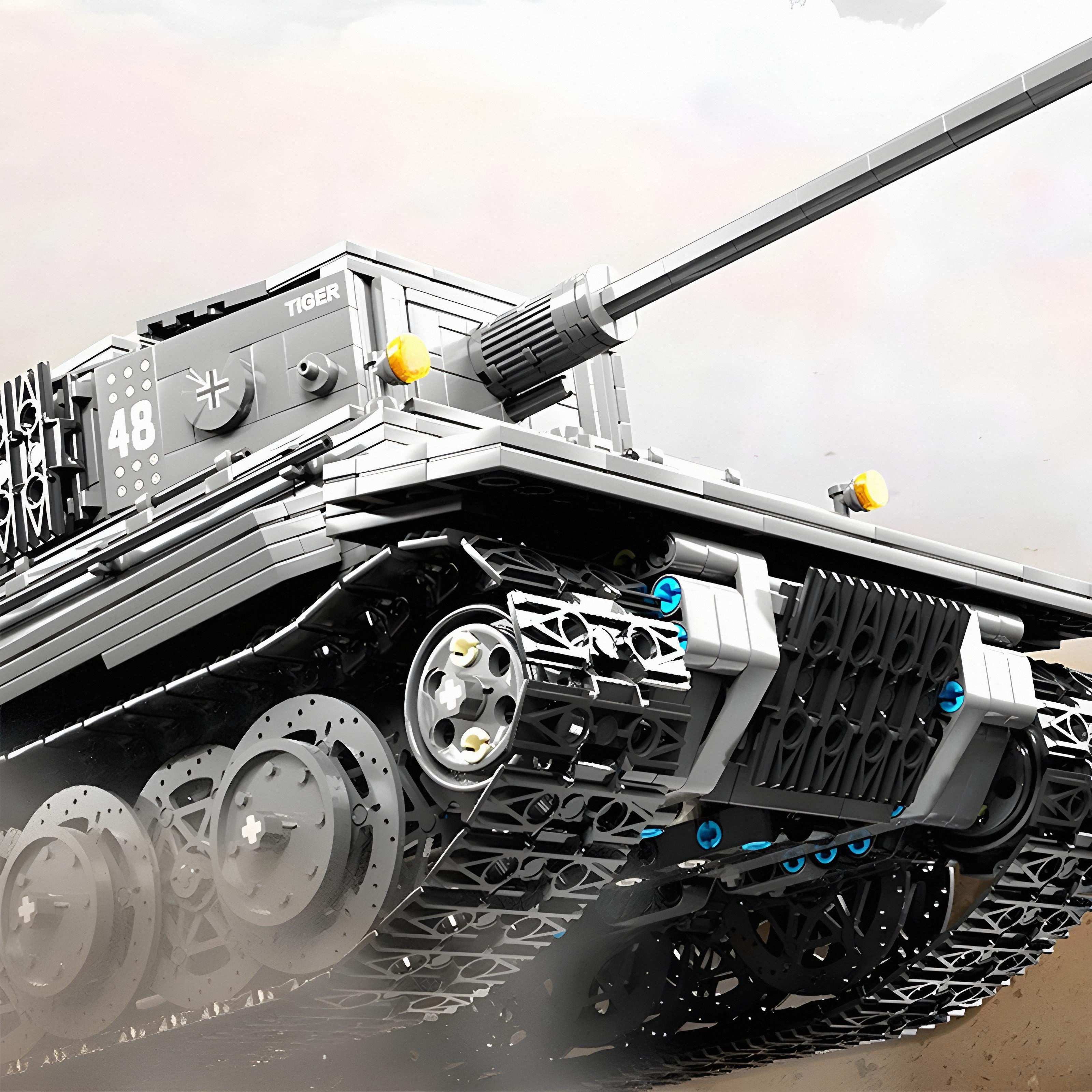 REMOTE CONTROLLED TIGER TANK (2236 PCS)