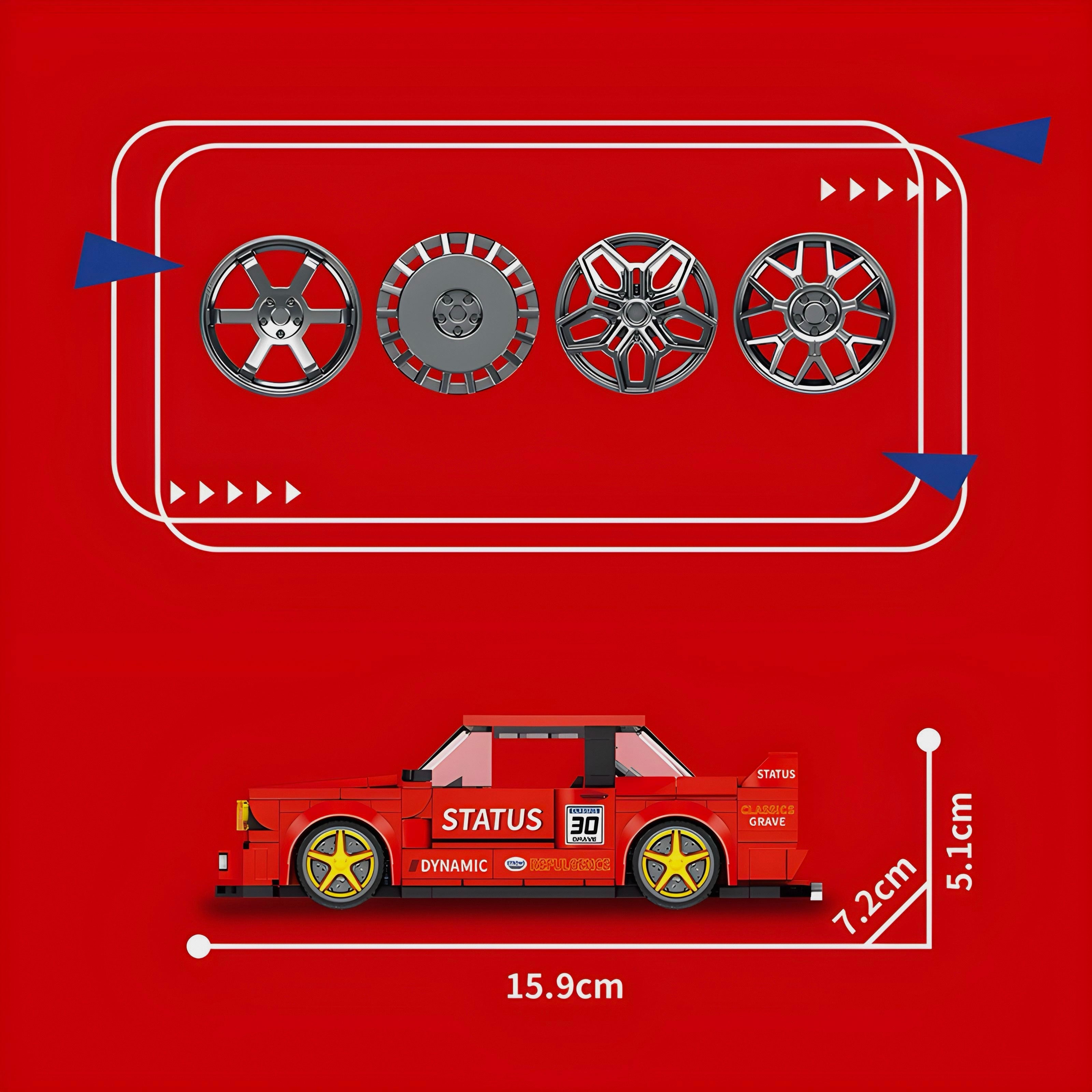 1:24 BMW RALLY SPEC E30 (302 piezas)