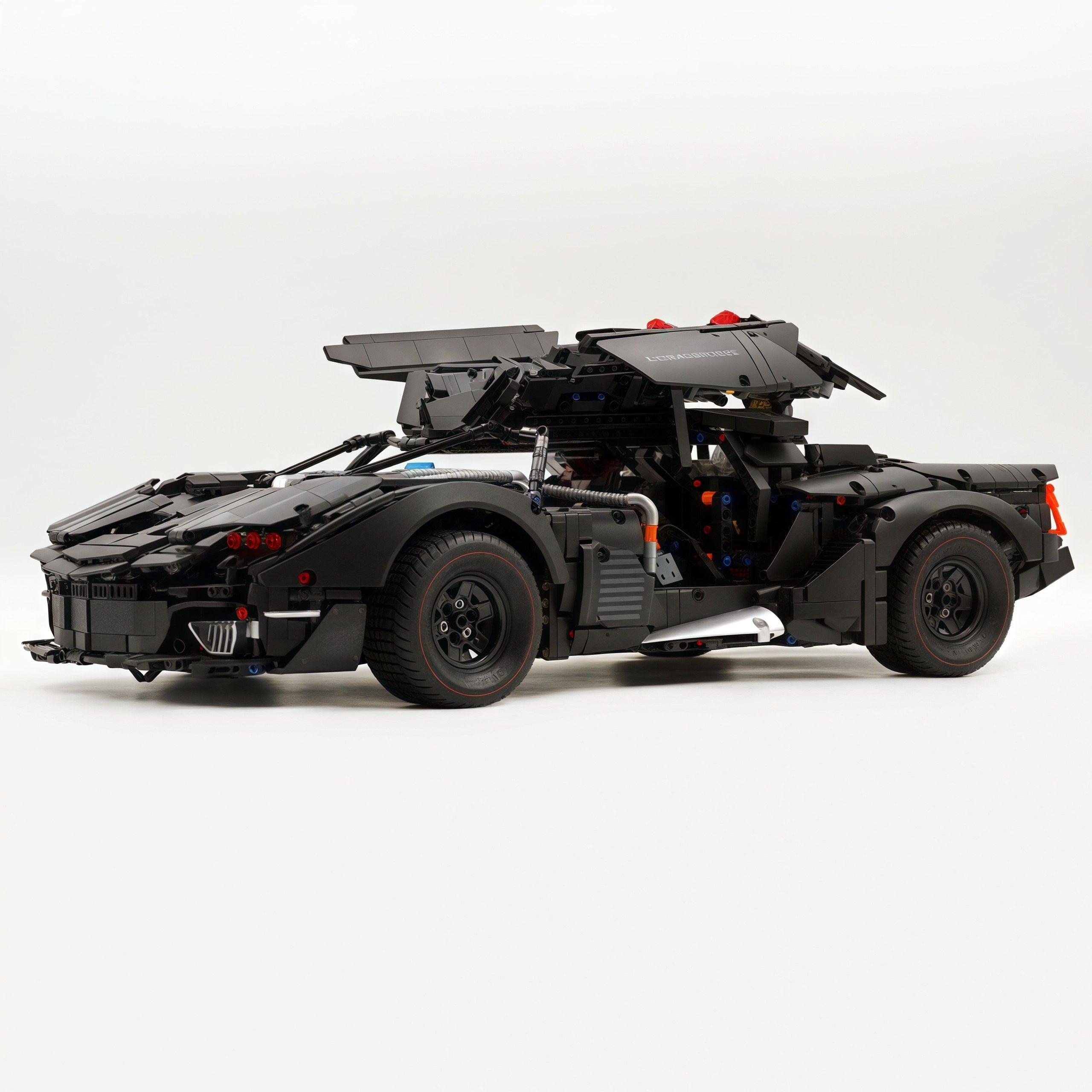 1: 8 Dark Armor Car Building Sets with Remote Control, Electric Lift Missile System, Electric Door (3927Pcs)
