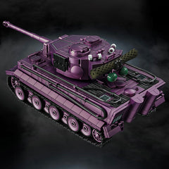 Purple Edition Tiger Heavy Tank| 1:28 Scale | 1678 PCS|WWII Legend Reimagined