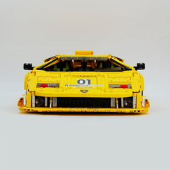 1:8 Lamborghini Countach LP5000 Building Set, Vibrant Yellow Customized Edition (3970+ PCS)