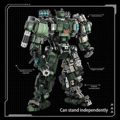 Mecha Warrior Battle Robot | Large Assembly Model (1403 PCS)