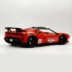 1:8 Ferrari SF90XX Classic Red, The Ultimate Supercar, More Than 12 Features Restored(4100 Pcs)