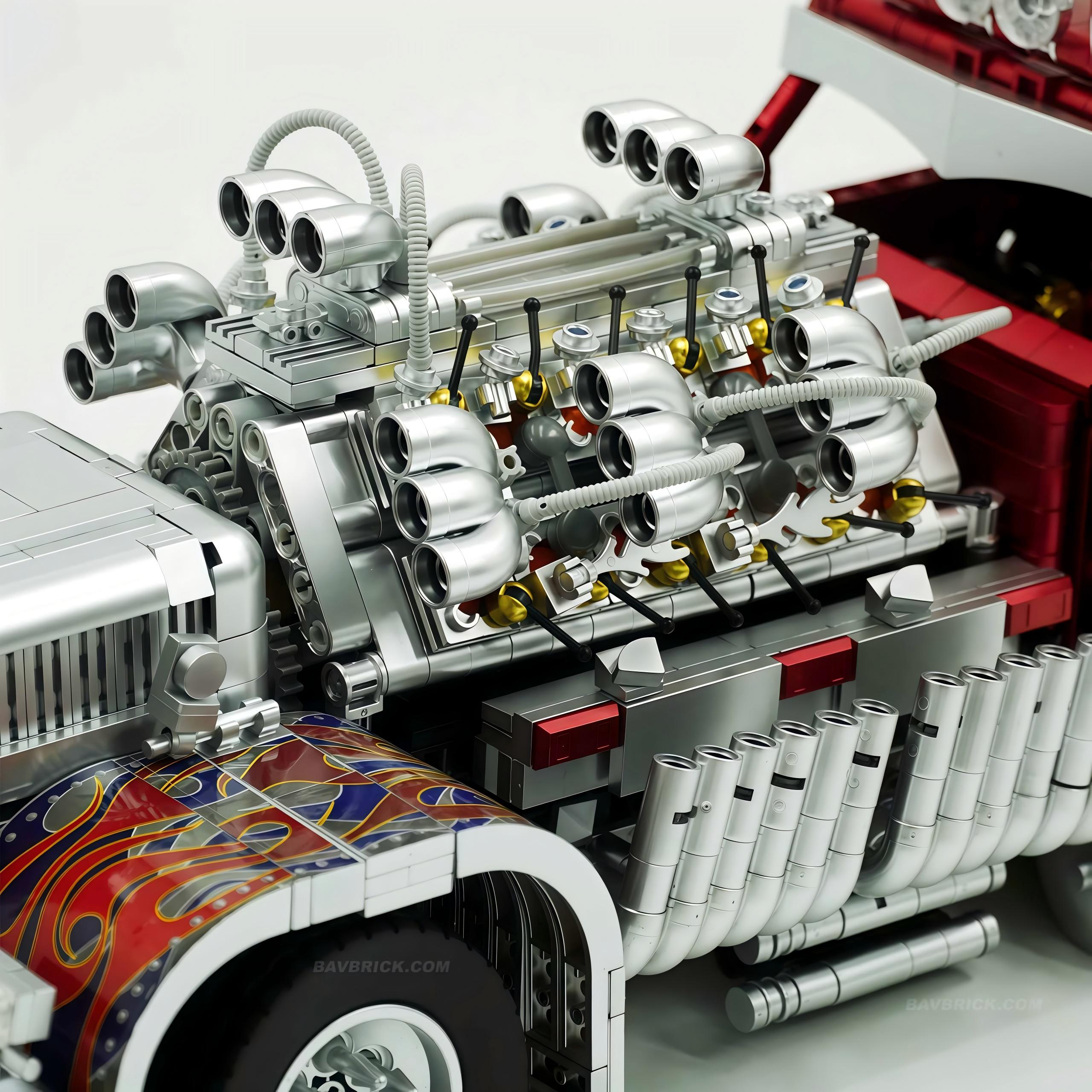 The American Thor 24 Heavy Diesel Truck (3485 PCS) - BAV BRICK