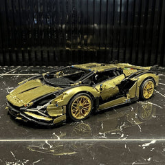 1: 8 Gold Lamborghini Sian Collector's Edition (3955 Pcs) - BAV BRICK