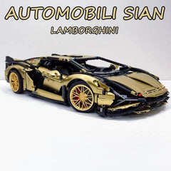 1: 8 Gold Lamborghini Sian Collector's Edition (3955 Pcs) - BAV BRICK