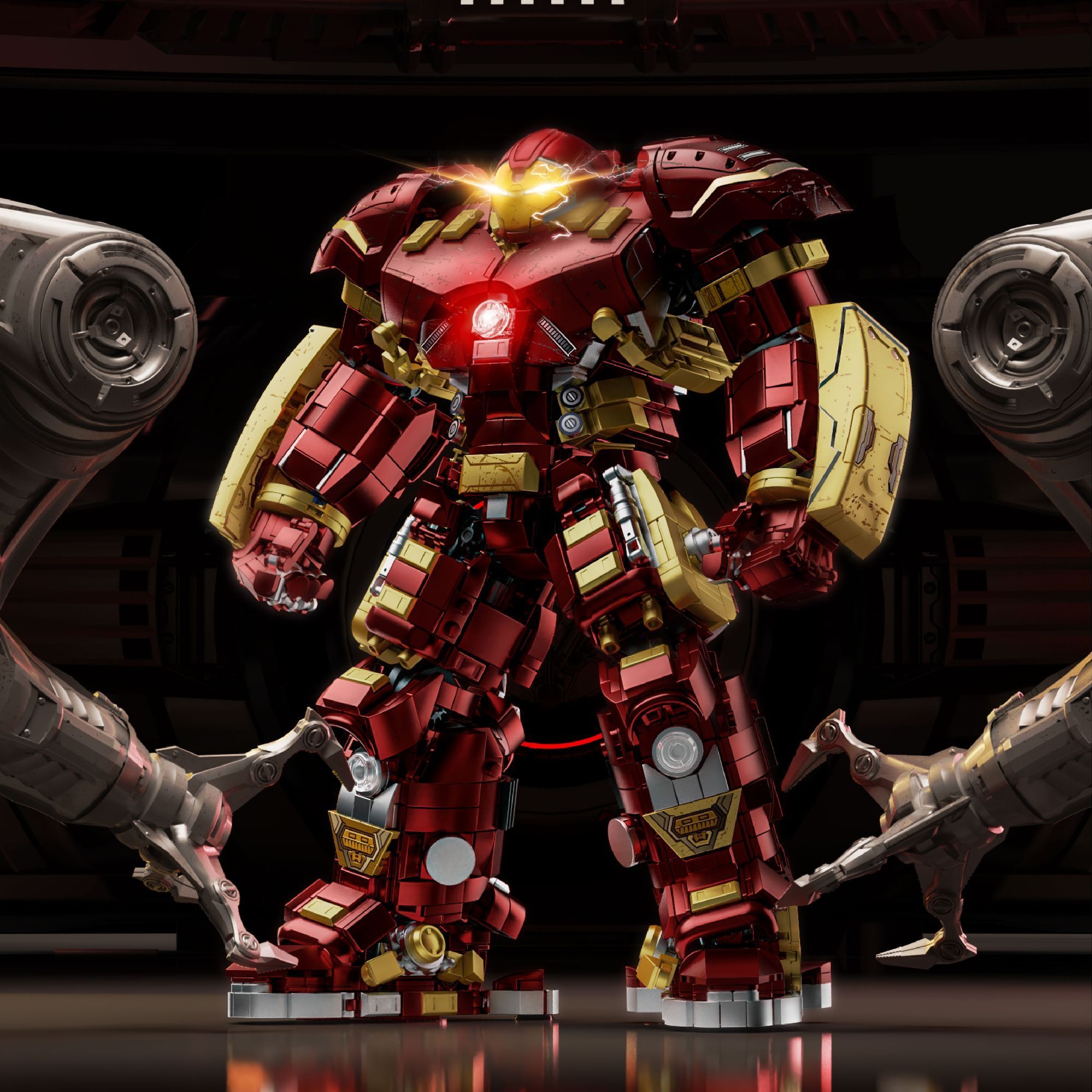 Heavy Armor Mech | Gold Edition Battle Frame | DIY Assembly Model (2039+ PCS) - BAV BRICK