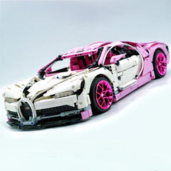 1: 8 Pink Bugatti Veyron Collector's Edition (4031 Pcs) - BAV BRICK