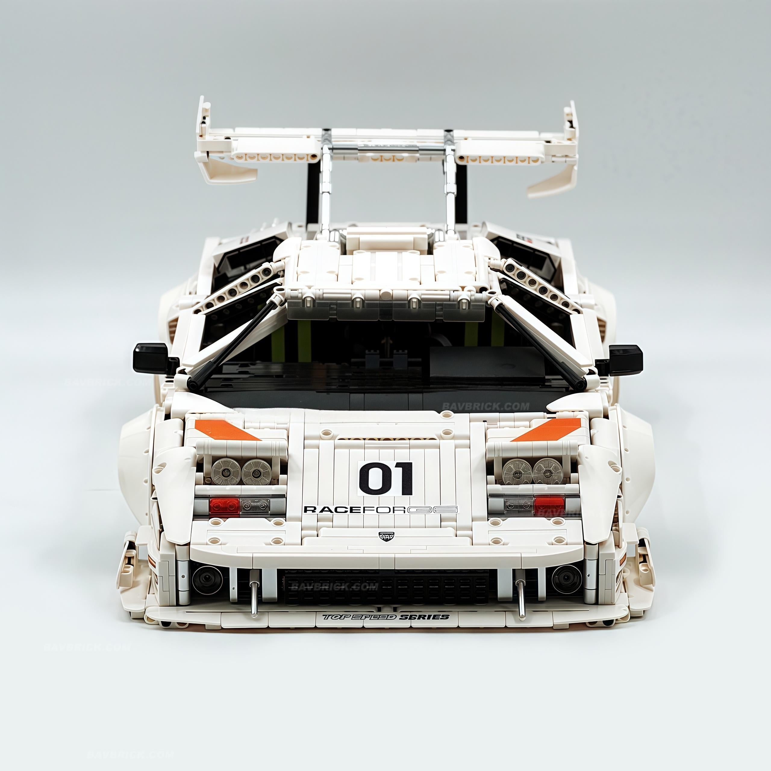 1:8 Lamborghini Countach LP5000 Building Set (3970+ PCS)