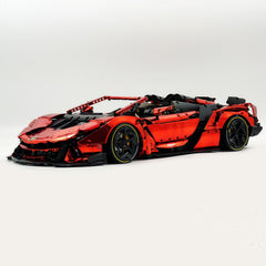 1: 8 Lamborghini One Off: Auténtica, Motorized Convertible Switch Mode | Custom Ruby-plated Edition(3392 Pcs)