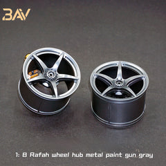 1:8 Custom Wheels, Suitable for All 1:8 Supercars (4-pack)