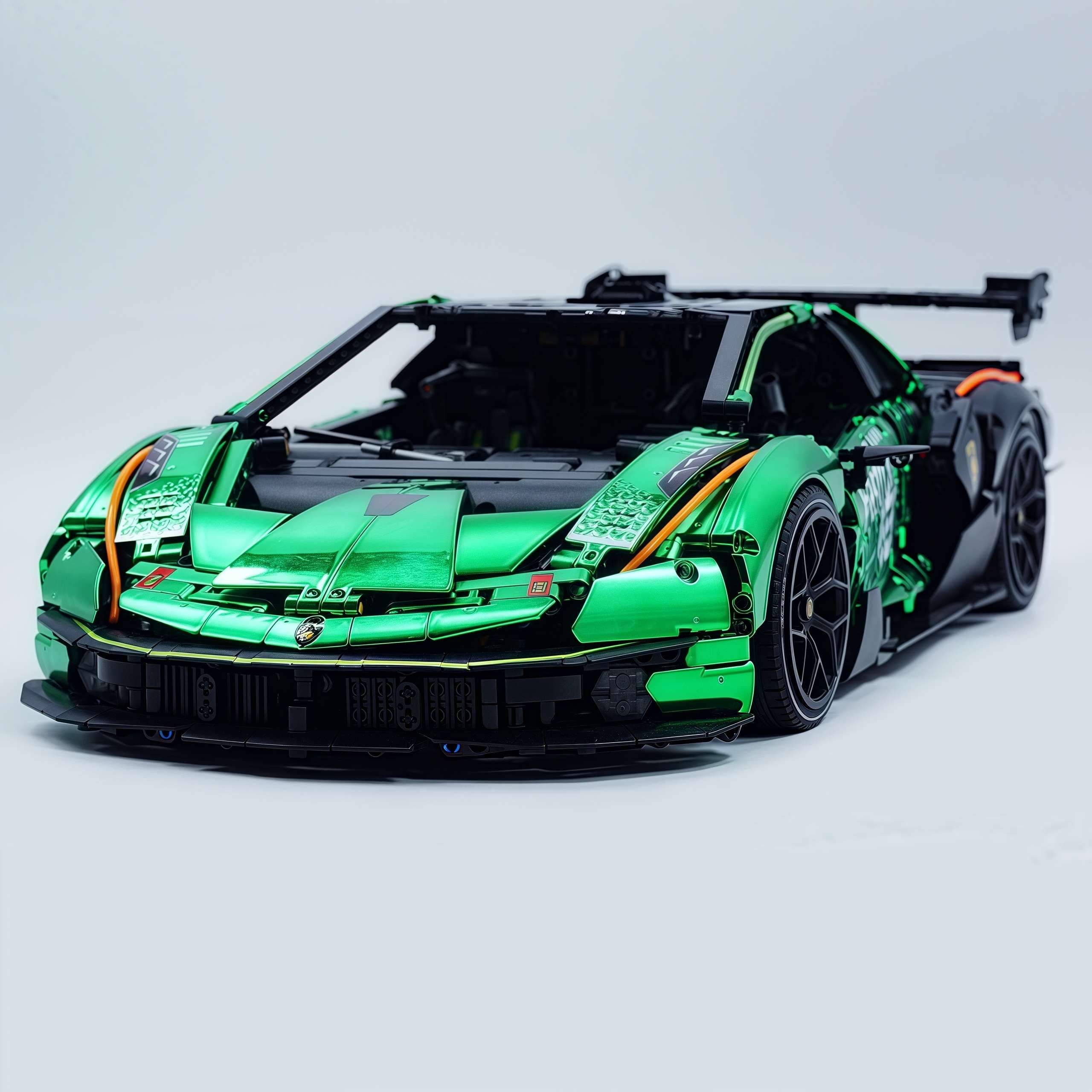 1: 8 The Ultimate Lamborghini Essenza SCV12, Mirror Green Plated Limited Edition (4100+PCS)
