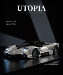 1:8 Pagani Utopia Custom off-white paint – The Ultimate V12 Italian Hypercar (4688 PCS)