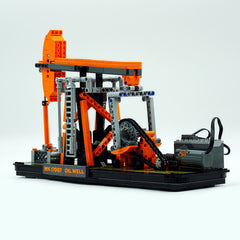 Motorized Oil Well Rig Set | Industrial Pumpjack Mining Machine (840+ PCS)