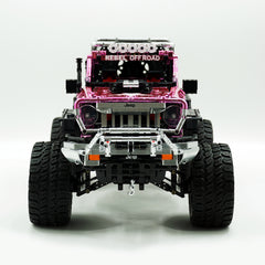 1: 6 Jeep Wrangler Off-Road Electroplating Pink Limited Edition (2121 PCS)