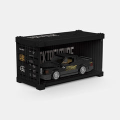 Futuristic Chariot | Back to Future Black Edition | Container Display Case (627 PCS)
