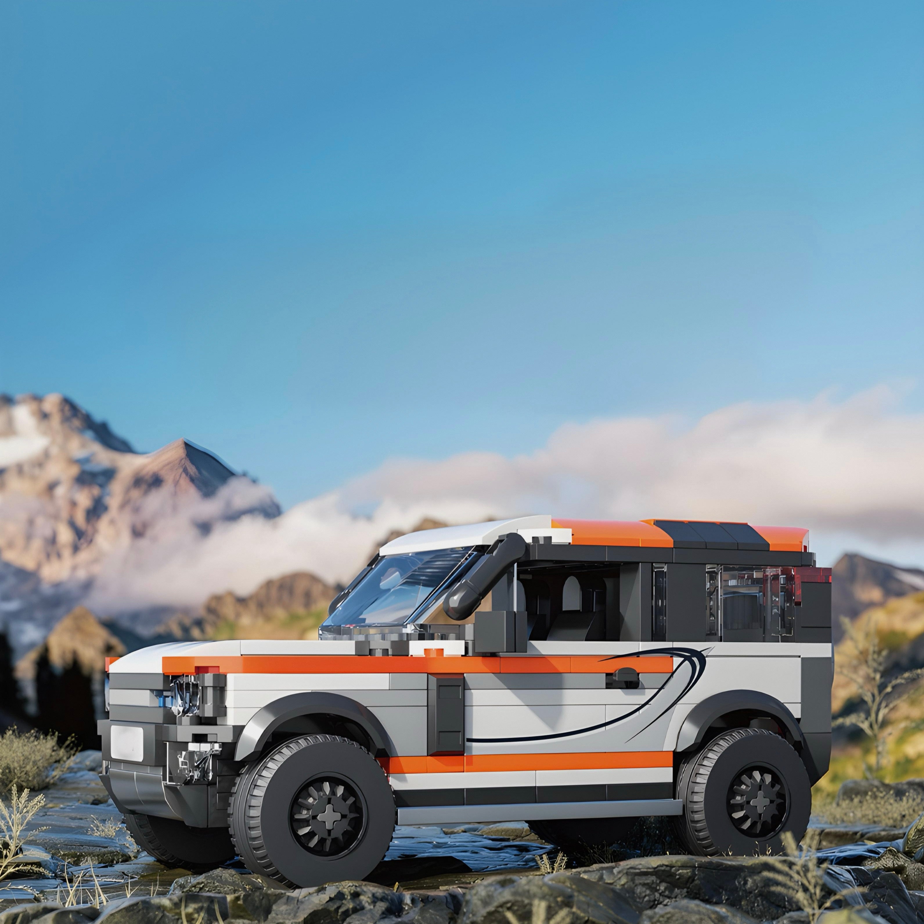 1:24 LAND ROVER DEFENDER 90 P400 (402 PIÈCES)