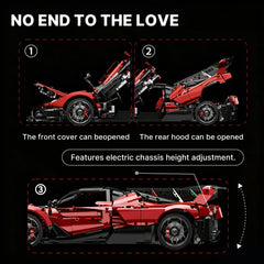 1:8 The Ultimate LaFerrari FXXK EVO | Pearl Red Painting Italian Flagship (4058PCS)