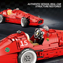1953 Retro Formula 1 Racing Car F-500 Model Set (1809 PCS)