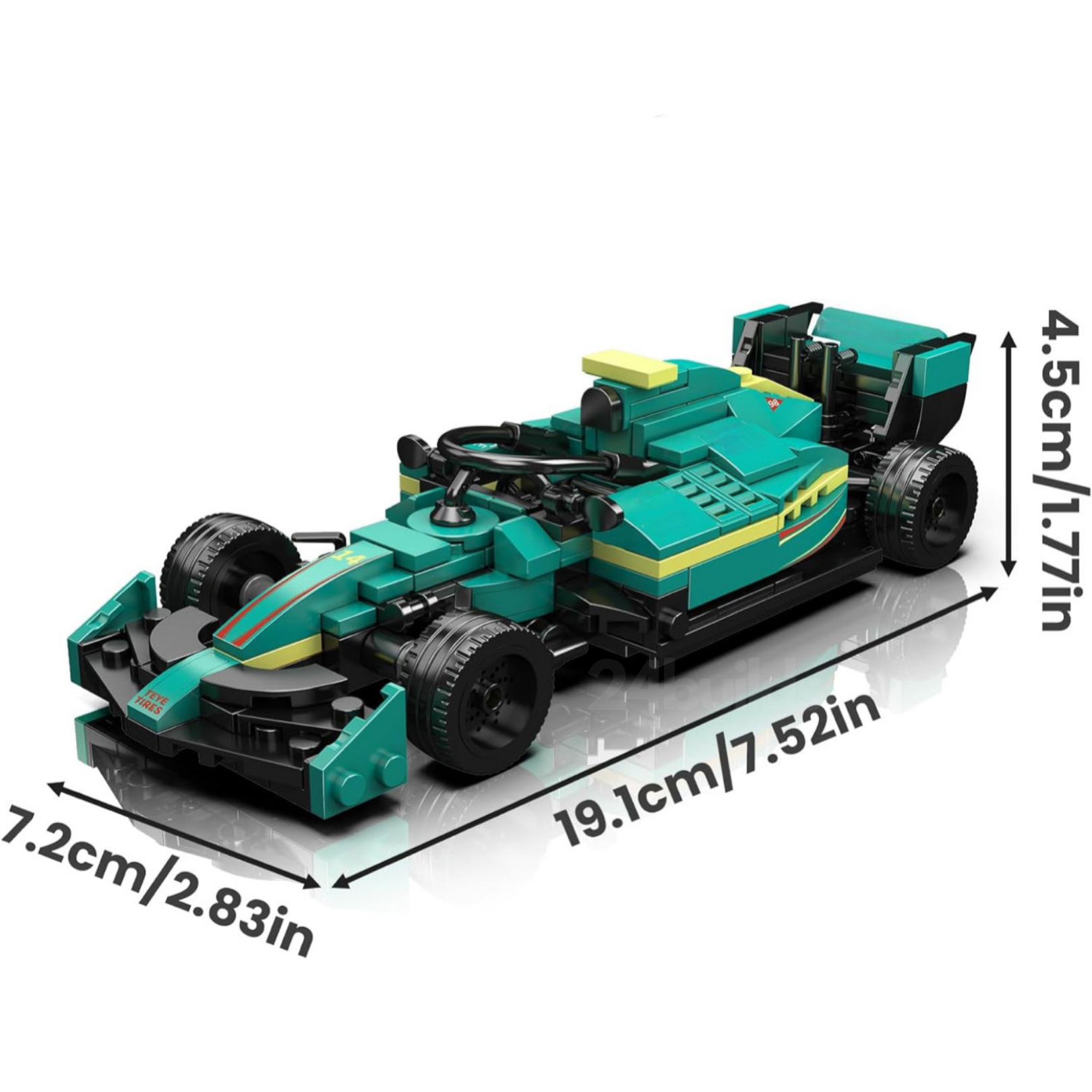 2023 British Single Seater Modern Open-Wheel Racer | 1:24 Scale | 318 PCS - BAV BRICK