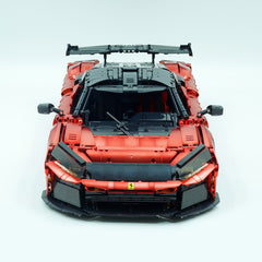 1:8 The Ultimate FERRARI F80 | Electroplated Red Custom Edition | Remote Controlled V6 Prancing Horse Hypercar (3998pcs)
