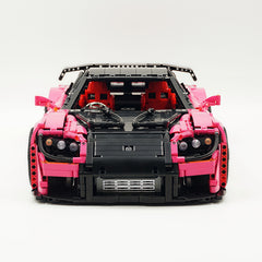 1: 8 Mazda RX-7 with Remote Control, Front and Rear Lights, Macaron Pink Limited Edition (3305 Pcs)