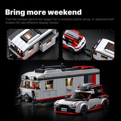 Ski Performance Wagon &amp; Camper | Winter Adventure Touring Set (1294 PCS)