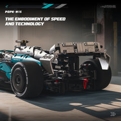 1:8 Mercedes-Benz Abu Dhabi W15 F1 Racing Car (1912 Pcs)