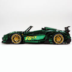 1:8 The Ultimate Ferrari F8XX Convertible, Mirror Venom Green Custom Edition (3781 PCS)