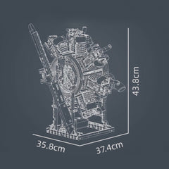 El motor radial de avión motorizado definitivo | 3090 piezas