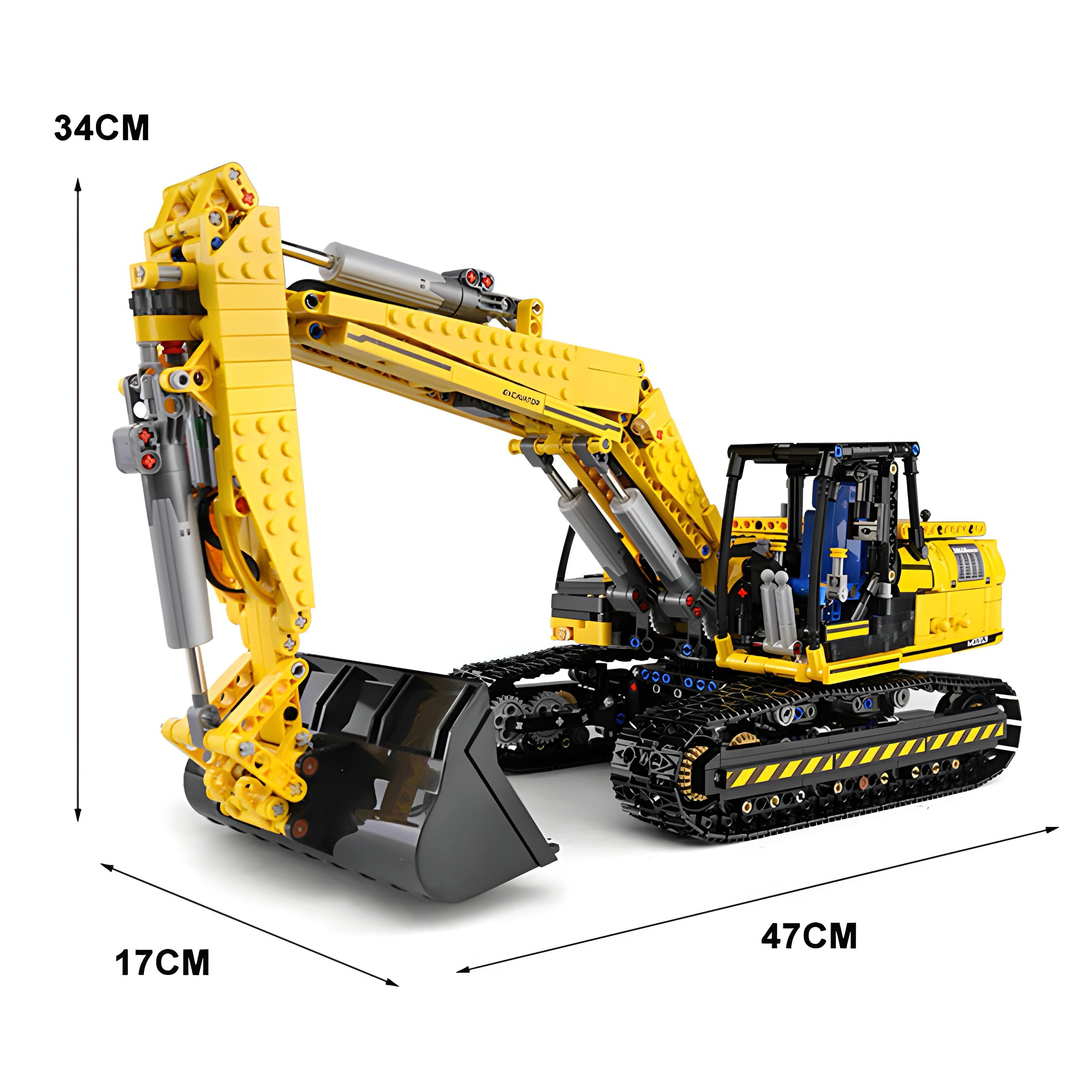 REMOTE CONTROLLED DIGGER (1830 PCS)