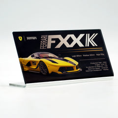 Suitable for Ferrari Supercar Series Display Acrylic Nameplate