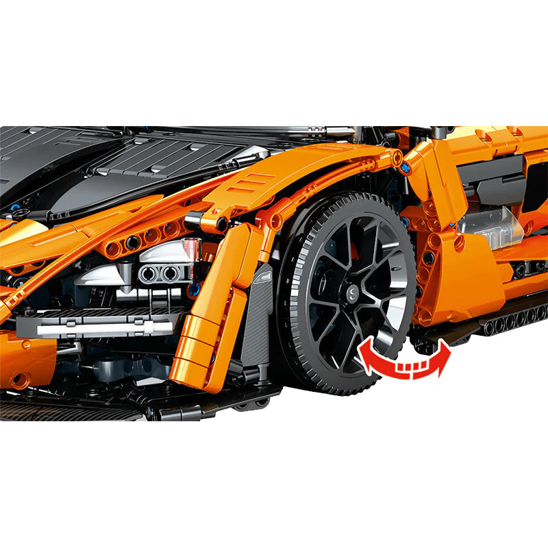 1:8 McLaren Senna, Butterfly Doors, Fully Detailed (3780 Pcs)