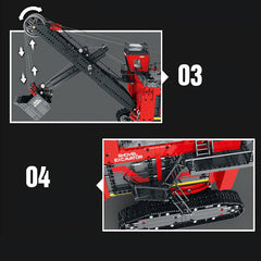 Remote Control Rope Shovel REMOTE CONTROLLED ROPE SHOVEL (2969 PCS) | BAV BRICK