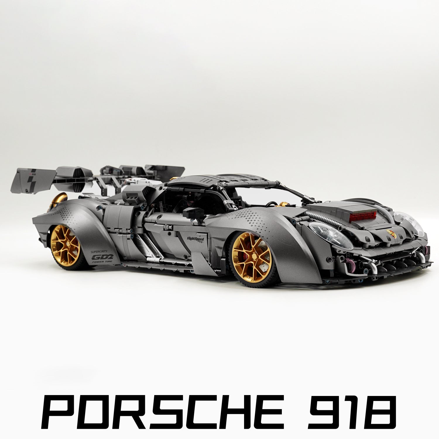 1:8 Porsche 918 Full-featured Special Edition Supercar with Remote Control (4306 Pcs)